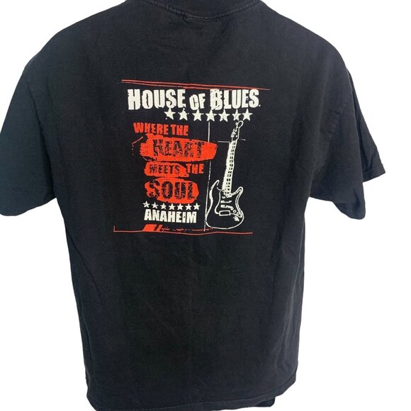House Of Blues Other - Vintage Mens House Of Blues Anaheim California Crewneck Short Sleeve Sz L Black